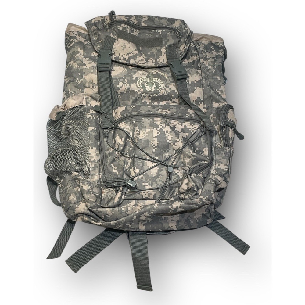 3rd Armored Cavalry Regiment Backpack ACU Digital Camo Brave Rifles Army Bag